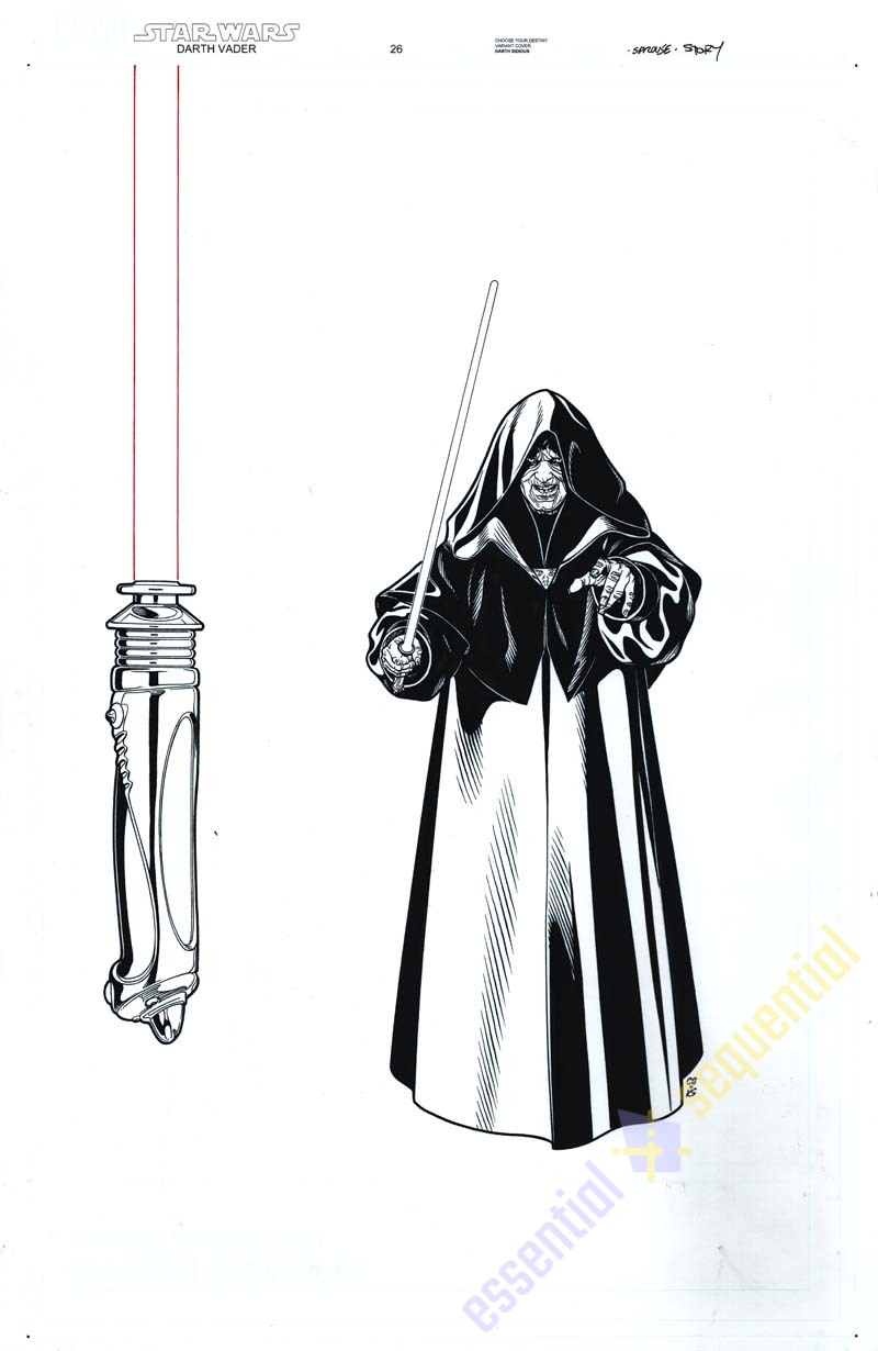 Star Wars: Darth Vader #26 Variant Emperor Palpatine Cover by Chris Sprouse and Karl Story 1 Star Wars: Darth Vader #26 Variant Emperor Palpatine Cover by Chris Sprouse and Karl Story