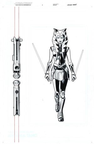 Star Wars: Han Solo and Chewbacca Variant Ahsoka Cover by Chris Sprouse and Karl Story