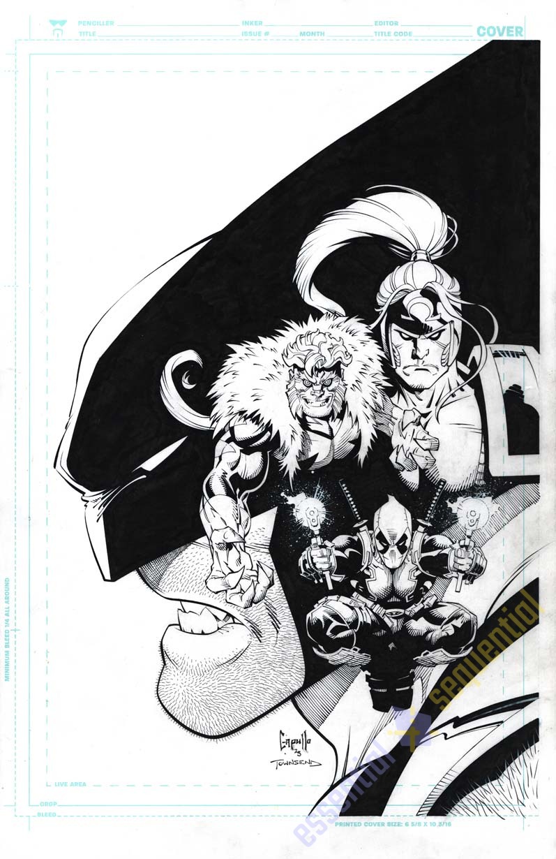 Wolverine: Revenge Red Band Raw B&W #1 Cover by Tim Townsend and Greg Capullo 1 Wolverine: Revenge Red Band Raw B&W #1 Cover by Tim Townsend and Greg Capullo