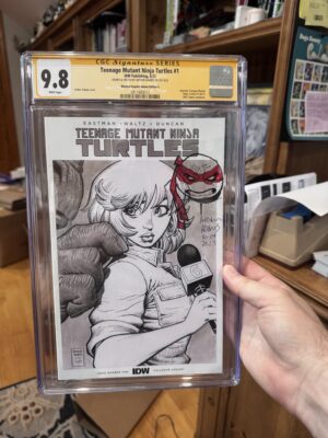 TMNT #1 Rafael 2 Remarque by Arthur Adams