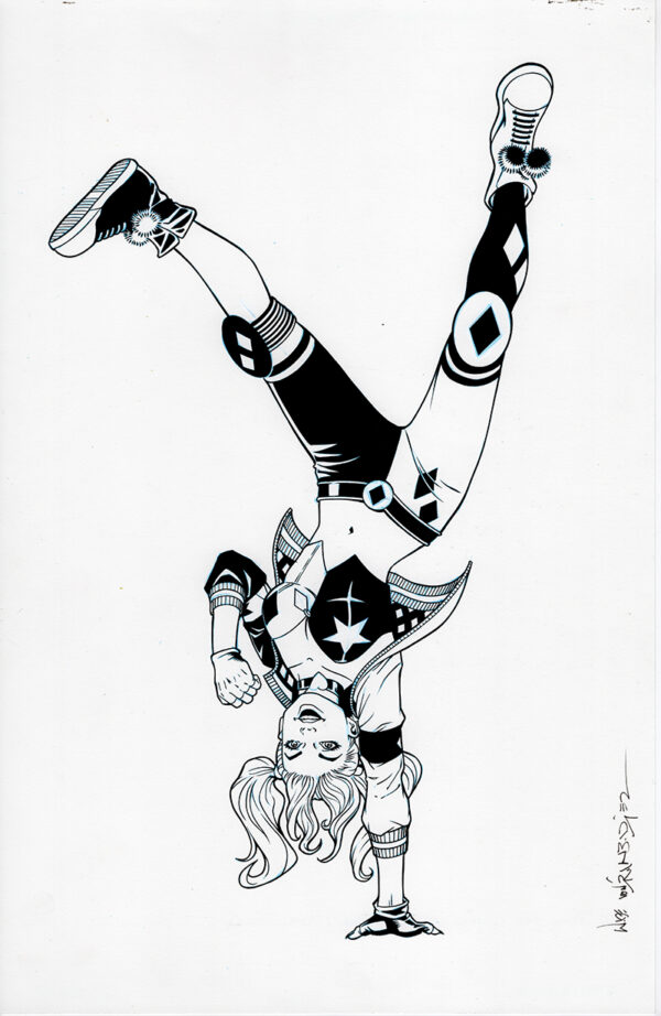 Harley Quinn Promotional Art by Wade von Grawbadger