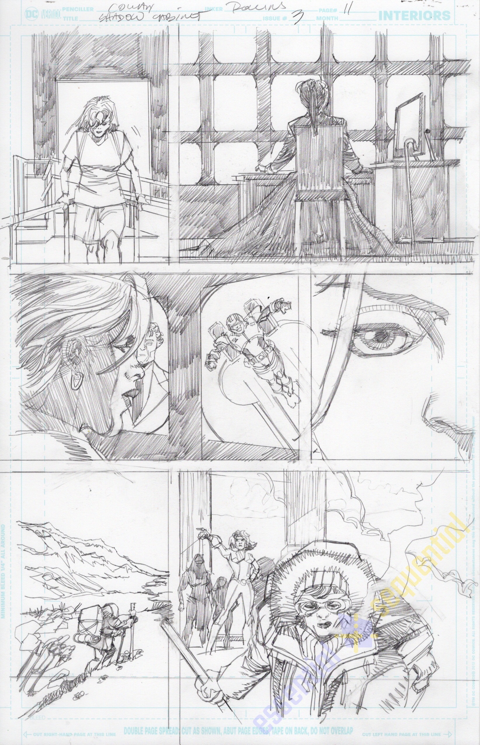 MILESTONE UNIVERSE: THE SHADOW CABINET #3 Page 11 by Denys Cowan