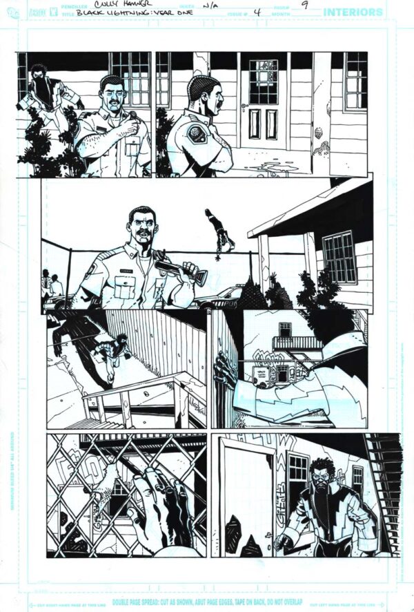 Black Lightning: Year One #4 Page 9 by Cully Hamner