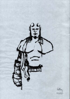 Hellboy Study by Viktor Farro