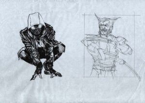 Spider-Man and Wolverine by Viktor Farro