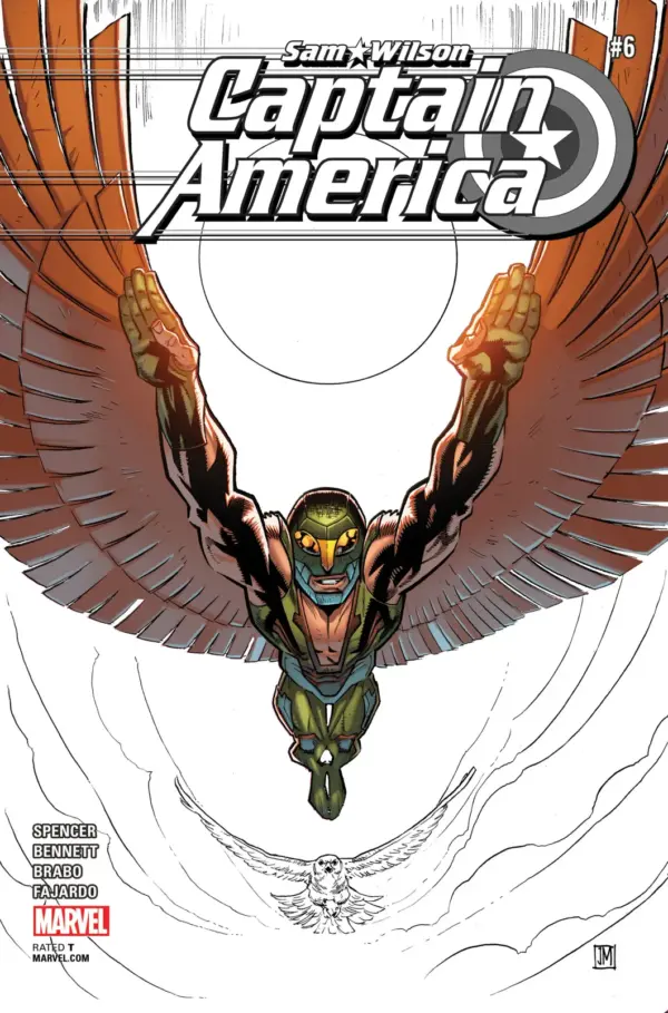 Captain America: Sam Wilson #6 Variant Cover by Justin Mason - Image 3