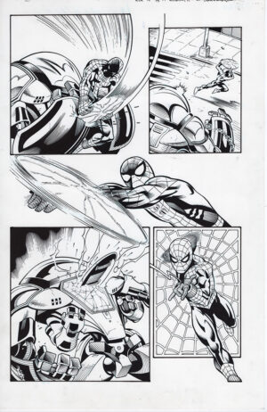 Amazing Spider-Man #14 Page 17 by Ed McGuinness and Wade von Grawbadger