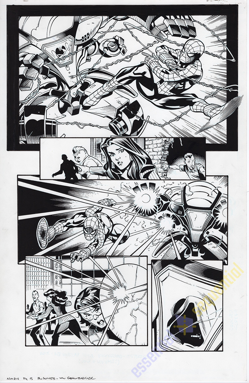 Amazing Spider-Man #14 Page 15 by Ed McGuinness and Wade von Grawbadger 1 Amazing Spider-Man #14 Page 15 by Ed McGuinness and Wade von Grawbadger