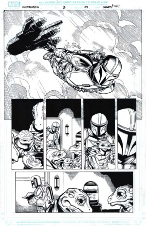 Star Wars: The Mandalorian Season 2 #3 Page 29 by Georges Jeanty and Karl Story