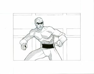 Dan Garrett Blue Beetle Card Art by Cully Hamner