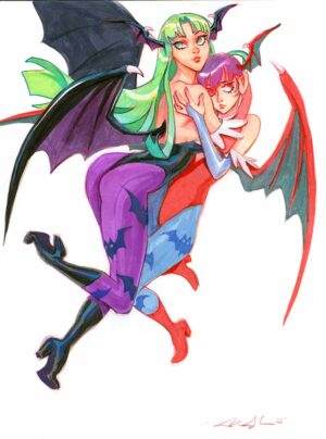 Morrigan and Lilith by Mindy Lee