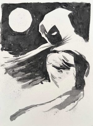 Moon Knight Notan by Viktor Farro
